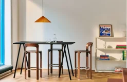 HAY Rey bar stool, 75 cm, umber brown