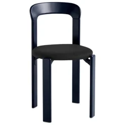 HAY Rey chair, deep blue - black Steelcut 190