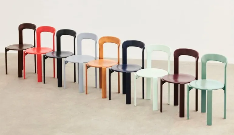 HAY Rey chair, grape red