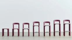 HAY Rey stool, grape red