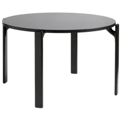 HAY Rey table, 128 cm, deep black - vulcano