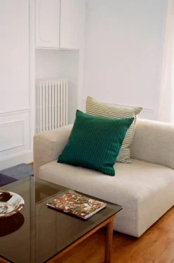 HAY Ribbon cushion, green