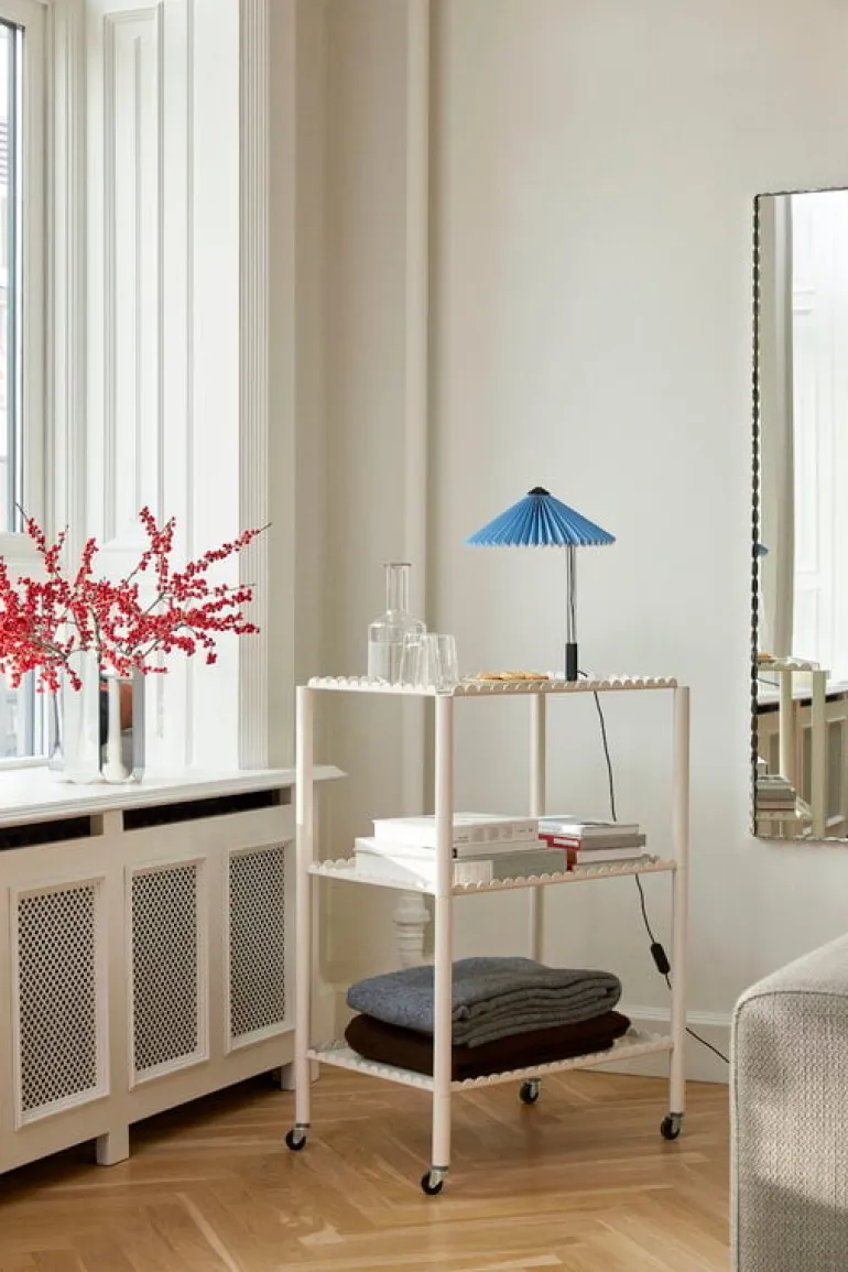 HAY Rim carafe, clear - black rim