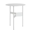 HAY Shim coffee table, diam. 45 cm, h. 51 cm, silver grey