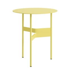 HAY Shim coffee table, diam. 45 cm, h. 51 cm, custard