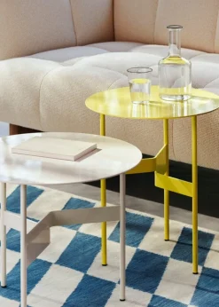 HAY Shim coffee table, diam. 45 cm, h. 51 cm, custard