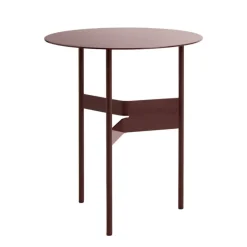 HAY Shim coffee table, diam. 45 cm, h. 51 cm, bordeaux