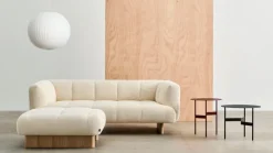 HAY Shim coffee table, diam. 45 cm, h. 51 cm, bordeaux