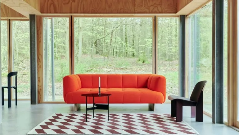 HAY Shim coffee table, diam. 54 cm, h. 44 cm, black