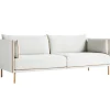 HAY Silhouette sofa 3-seater, Coda 100/Sense cognac - oiled oak