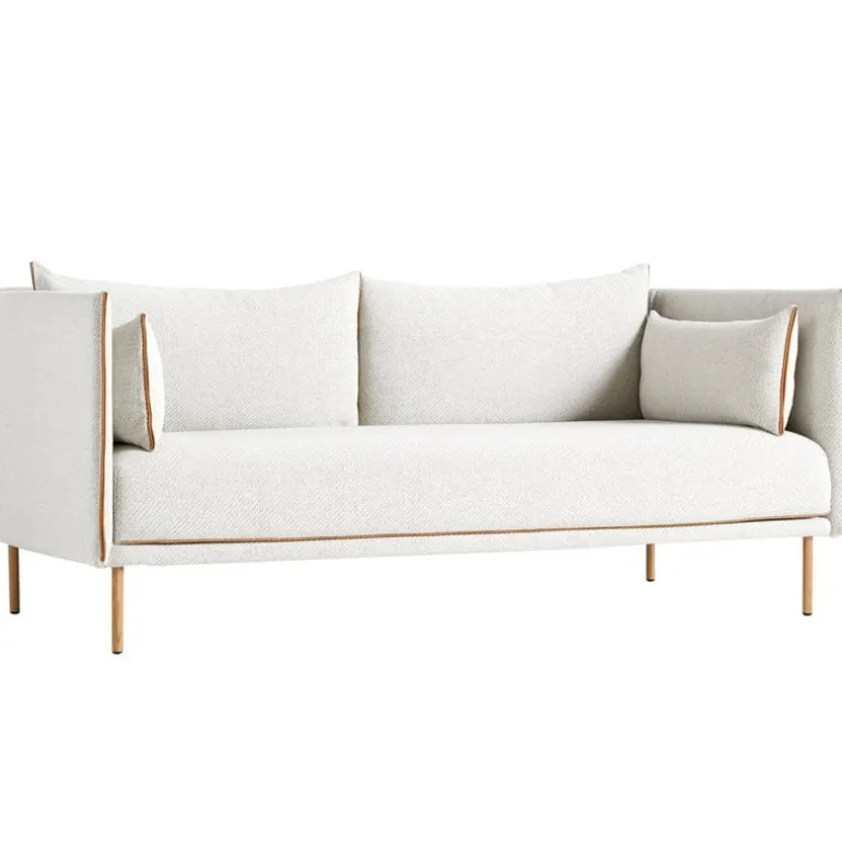 HAY Silhouette sofa 2-seater, Coda 100/Sense cognac - oiled oak