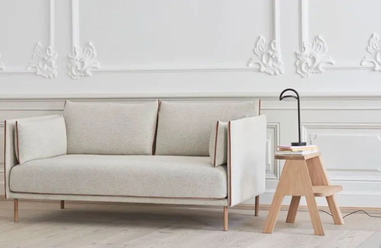 HAY Silhouette sofa 2-seater, Coda 100/Sense cognac - oiled oak