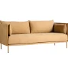 HAY Silhouette sofa 2-seater, Linara 142/Sense cognac - oiled oak