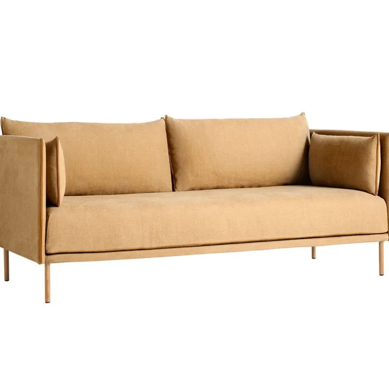 HAY Silhouette sofa 2-seater, Linara 142/Sense cognac - oiled oak