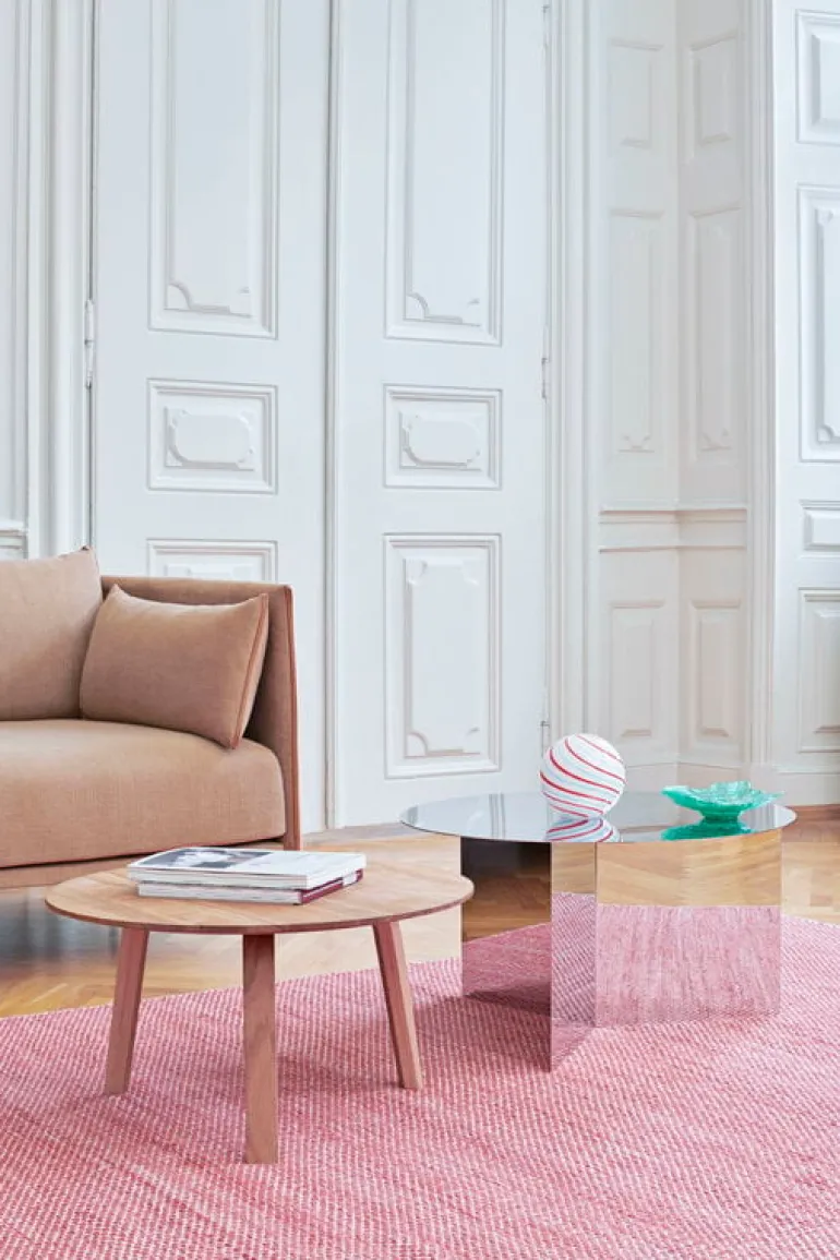 HAY Silhouette sofa 2-seater, Linara 142/Sense cognac - oiled oak