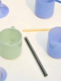 HAY Sip Cocktail straws, 4 pcs, glass