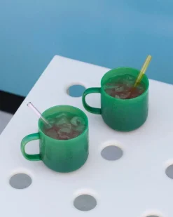 HAY Sip Cocktail straws, 4 pcs, glass