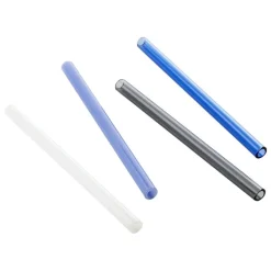 HAY Sip Smooth straws, 4 pcs, glass