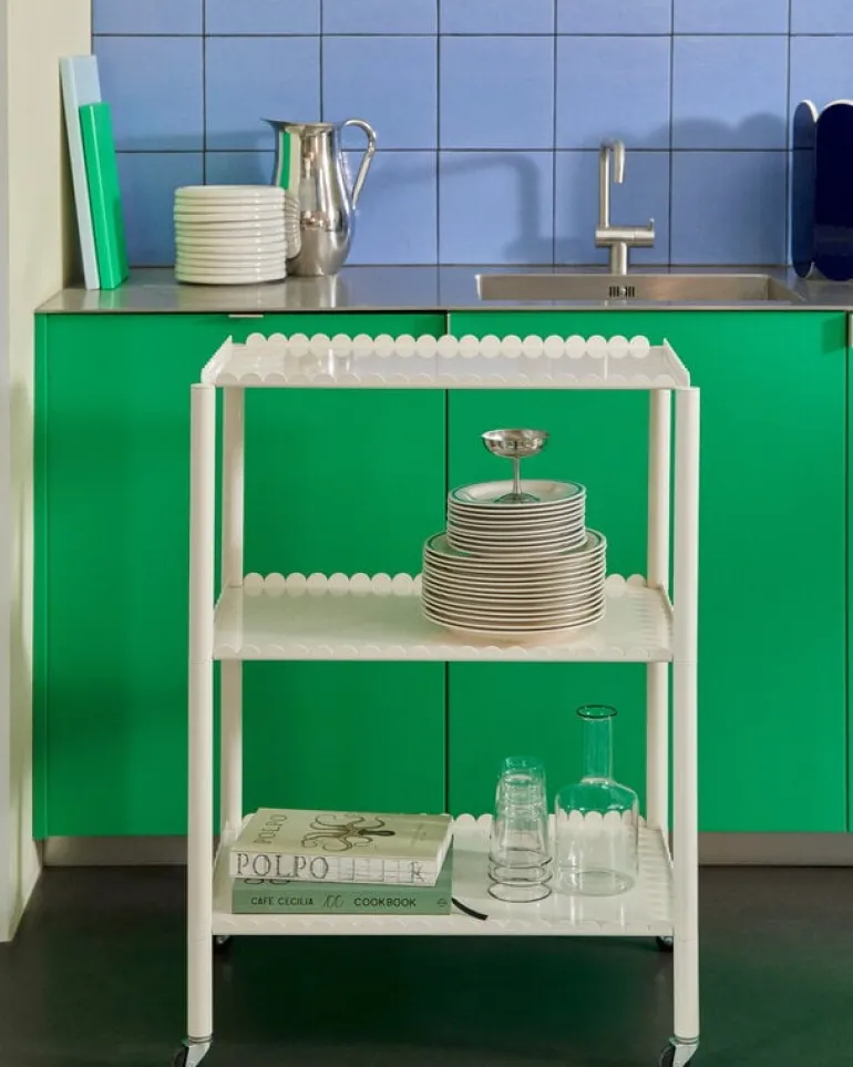 HAY Slice chopping board, M, green