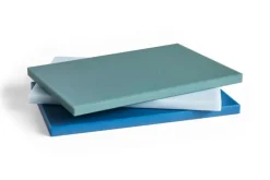 HAY Slice chopping board, L, ice blue