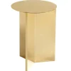 HAY Slit table, 35 cm, high, brass