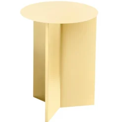 HAY Slit table, 35 cm, high, light yellow