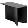 HAY Slit Wood Oblong table, 50 x 28 cm, black