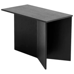 HAY Slit Wood Oblong table, 50 x 28 cm, black