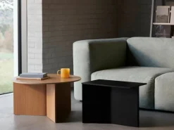 HAY Slit Wood Oblong table, 50 x 28 cm, black