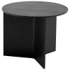 HAY Slit Wood table, 45 cm, black