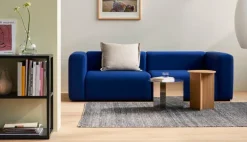 HAY Slit Wood table, 35 cm, high, lacquered oak