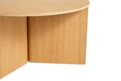 HAY Slit Wood table, 65 cm, lacquered oak