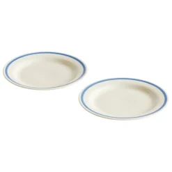 HAY Sobremesa plate, 2 pcs, 18,5 cm, blue