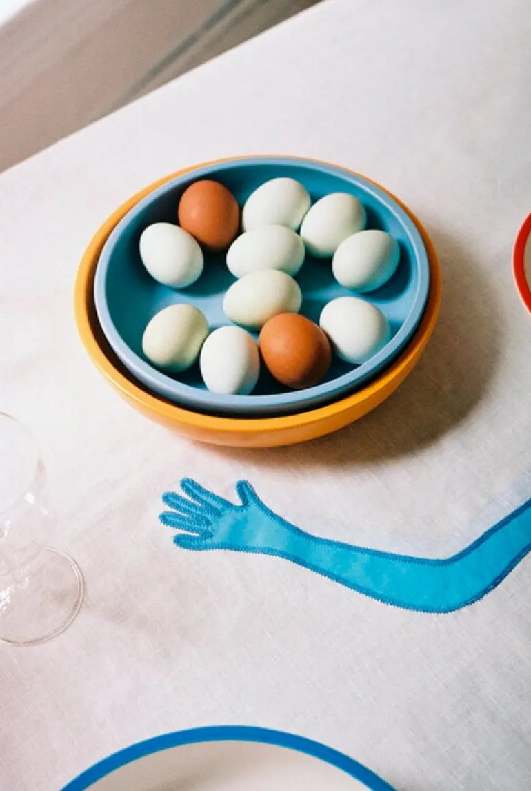 HAY Sobremesa serving bowl, L, yellow