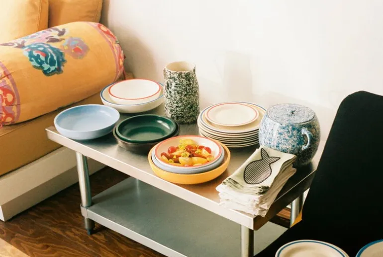 HAY Sobremesa serving bowl, L, yellow