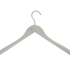 HAY Soft coat hanger wide, grey, 4 pcs