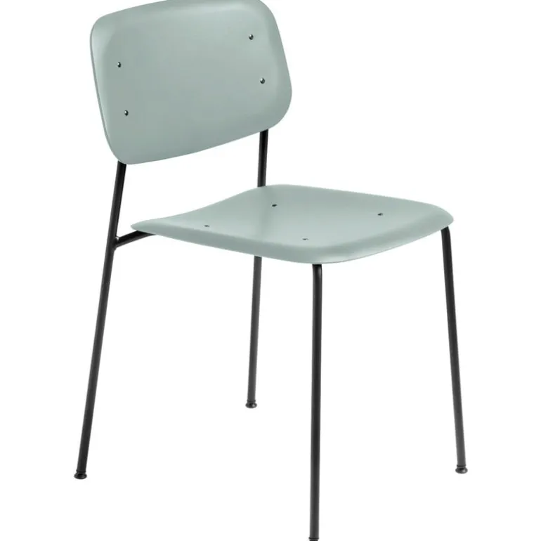 HAY Soft Edge 45 chair, black - dusty green