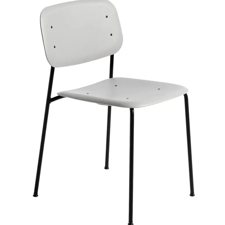 HAY Soft Edge 40 chair, black - soft grey