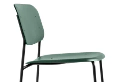 HAY Soft Edge 45 chair, black - hunter green