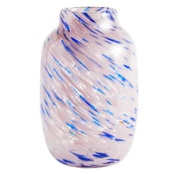 HAY Splash vase, 30 cm, light pink - blue