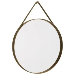 HAY Strap mirror, No 2, large, light brown