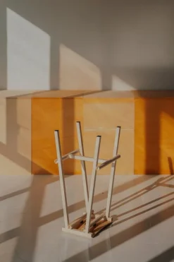 HAY Taburete 8 bar stool, high, 75 cm, eggshell - lacquered oak