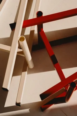 HAY Taburete 8 bar stool, high, 75 cm, eggshell - lacquered oak