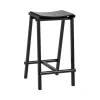 HAY Taburete 8 bar stool, low, 65 cm, black - black oak