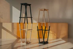 HAY Taburete 8 bar stool, low, 65 cm, black - black oak