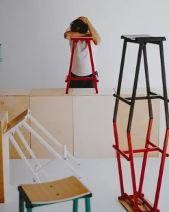 HAY Taburete 8 bar stool, low, 65 cm, black - black oak