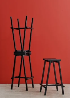 HAY Taburete 8 bar stool, low, 65 cm, black - black oak