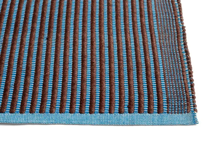 HAY Tapis rug, chestnut - blue