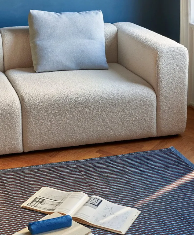 HAY Tapis rug, chestnut - blue