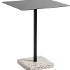 HAY Terrazzo table, 60 x 60 cm, anthracite – grey